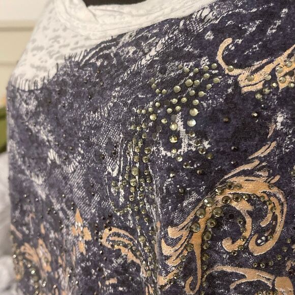 Miss Me Ladie’s L/S Scoop Top/Blouse/Top - Picture 8 of 11